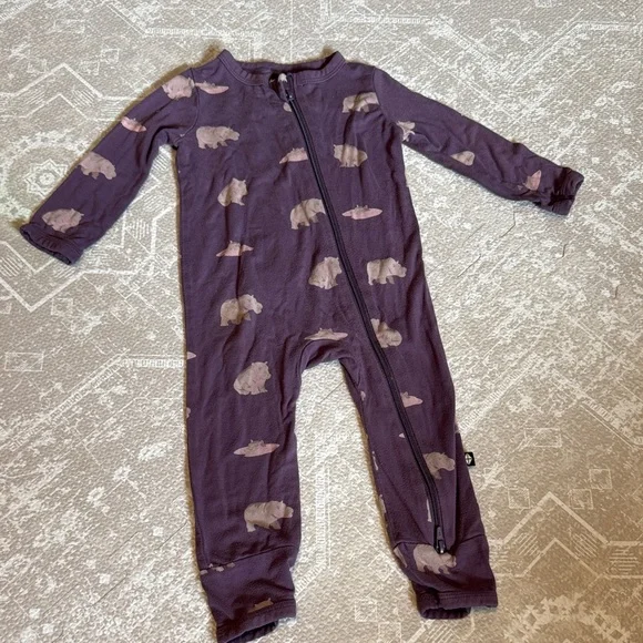 Kite Baby - Hippo - Purple/ Pink - Picture 1 of 8